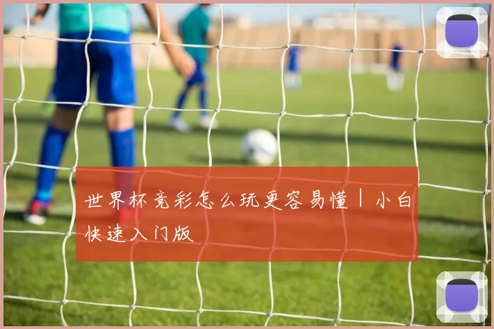 世界杯竞彩怎么玩更容易懂|小白快速入门版